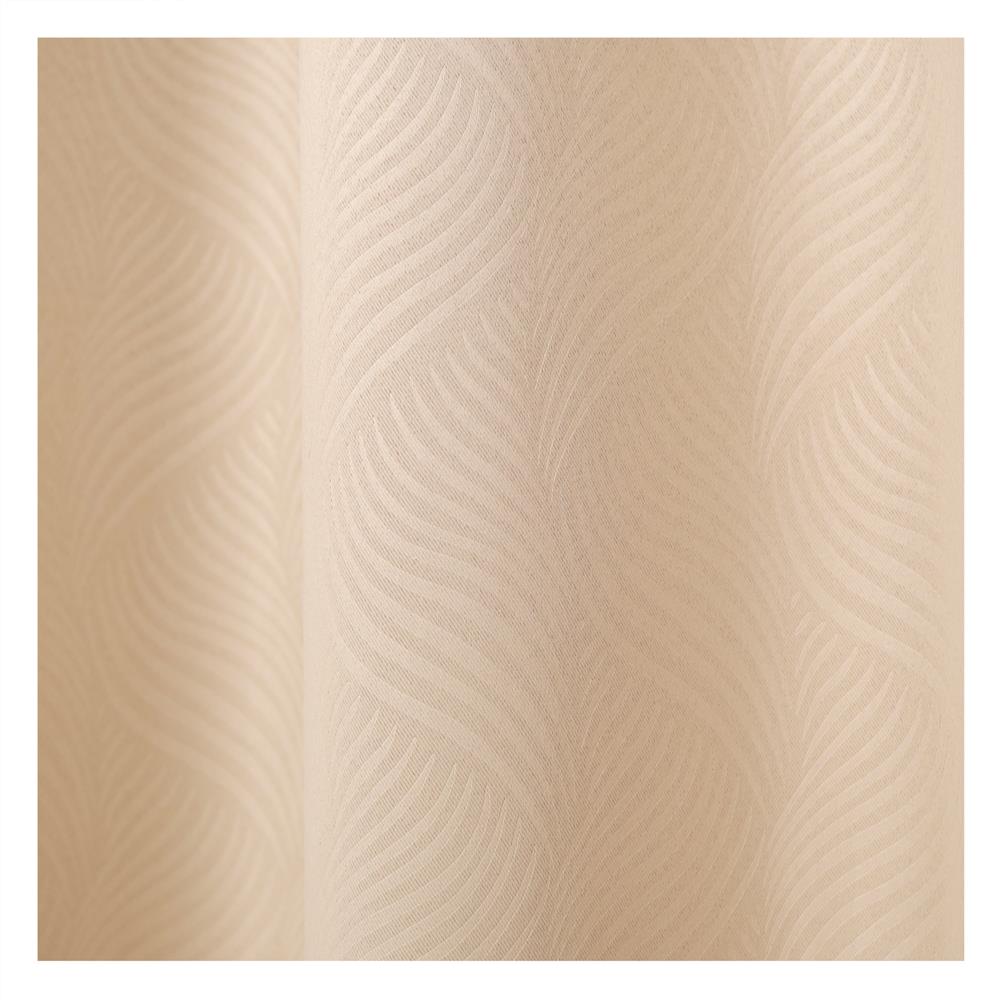 ผ้าม่าน EYELET HOME LIVING STYLE CURVE UV 140x160 ซม. สีครีม