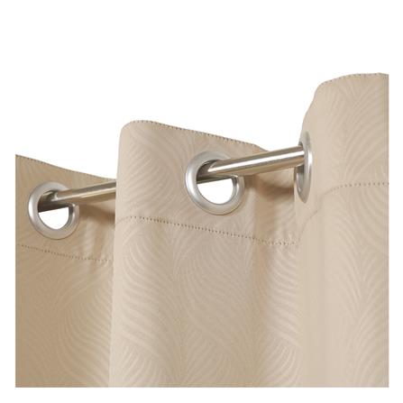 ผ้าม่าน EYELET HOME LIVING STYLE CURVE UV 140x160 ซม. สีครีม_1