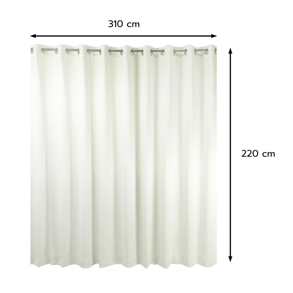 ผ้าม่าน EYELET HOME LIVING STYLE SOFIA UV 310x220 ซม. สีเงิน