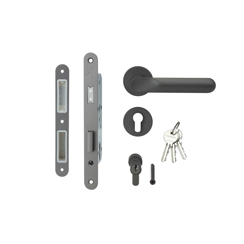 มือจับก้านโยกห้องทั่วไป MORTISE HAFELE 489.11.139 สีดำ