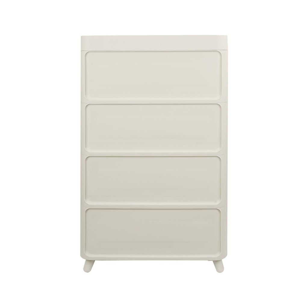 ตู้ลิ้นชัก 4 ชั้น STACKO LANA 51.5X41.5X86.5 ซม. สีครีม