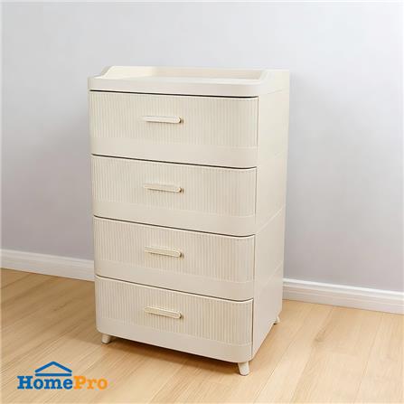 ตู้ลิ้นชัก 4 ชั้น STACKO LANA 51.5X41.5X86.5 ซม. สีครีม_9