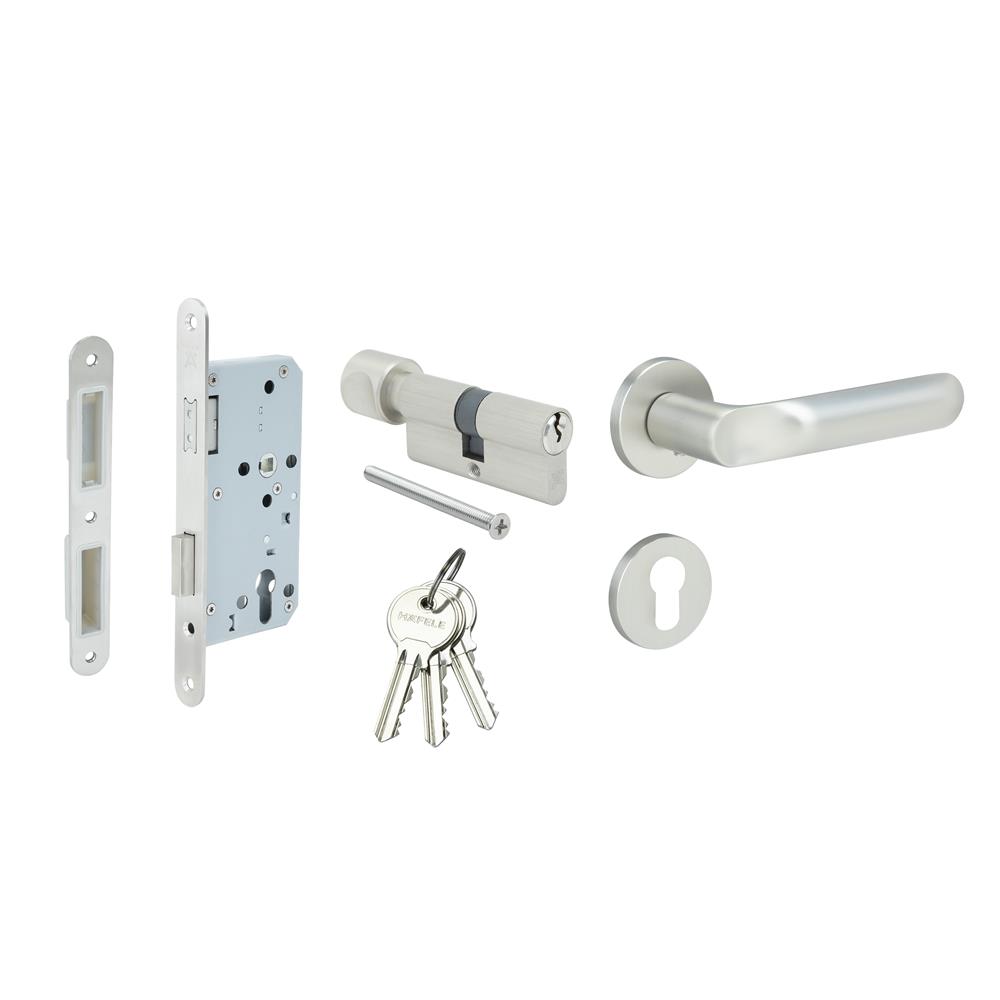 มือจับก้านโยกห้องทั่วไป MORTISE HAFELE 489.11.137 สีสเตนเลส