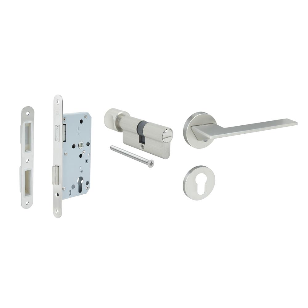 มือจับก้านโยกห้องน้ำ MORTISE HAFELE 489.11.132 สีสเตนเลส