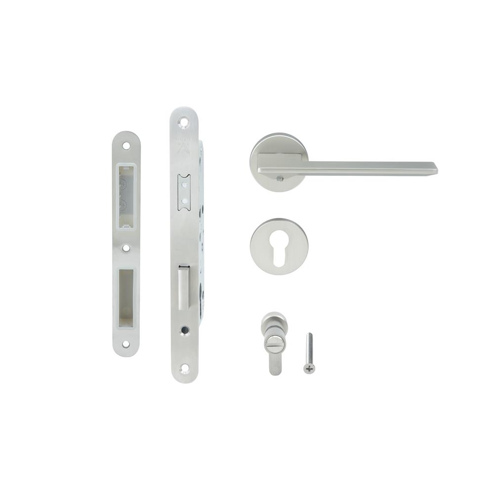 มือจับก้านโยกห้องน้ำ MORTISE HAFELE 489.11.132 สีสเตนเลส