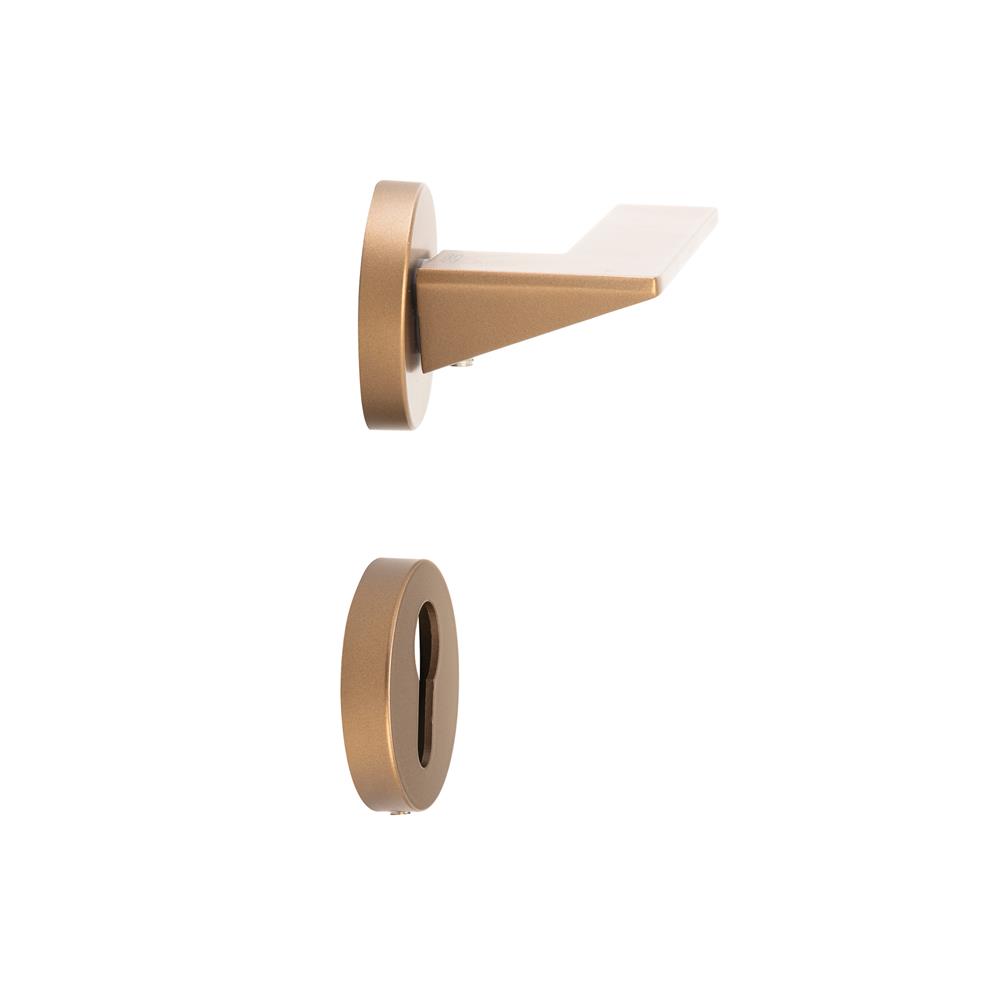 มือจับก้านโยกห้องทั่วไป MORTISE HAFELE 489.11.135 สีทองเหลืองรมดำ