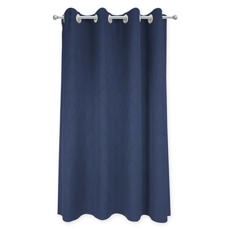 ผ้าม่าน EYELET HOME LIVING STYLE CURVE UV 140x160 ซม. สีน้ำเงิน_0