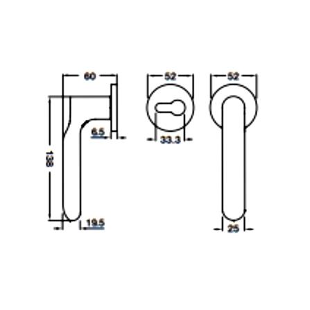 มือจับก้านโยกห้องน้ำ MORTISE HAFELE489.11.140 สีนิกเกิ้ลรมดำ_5