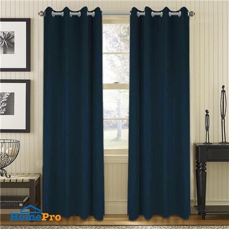 ผ้าม่าน EYELET HOME LIVING STYLE CURVE UV 140x220 ซม. สีน้ำเงิน_3