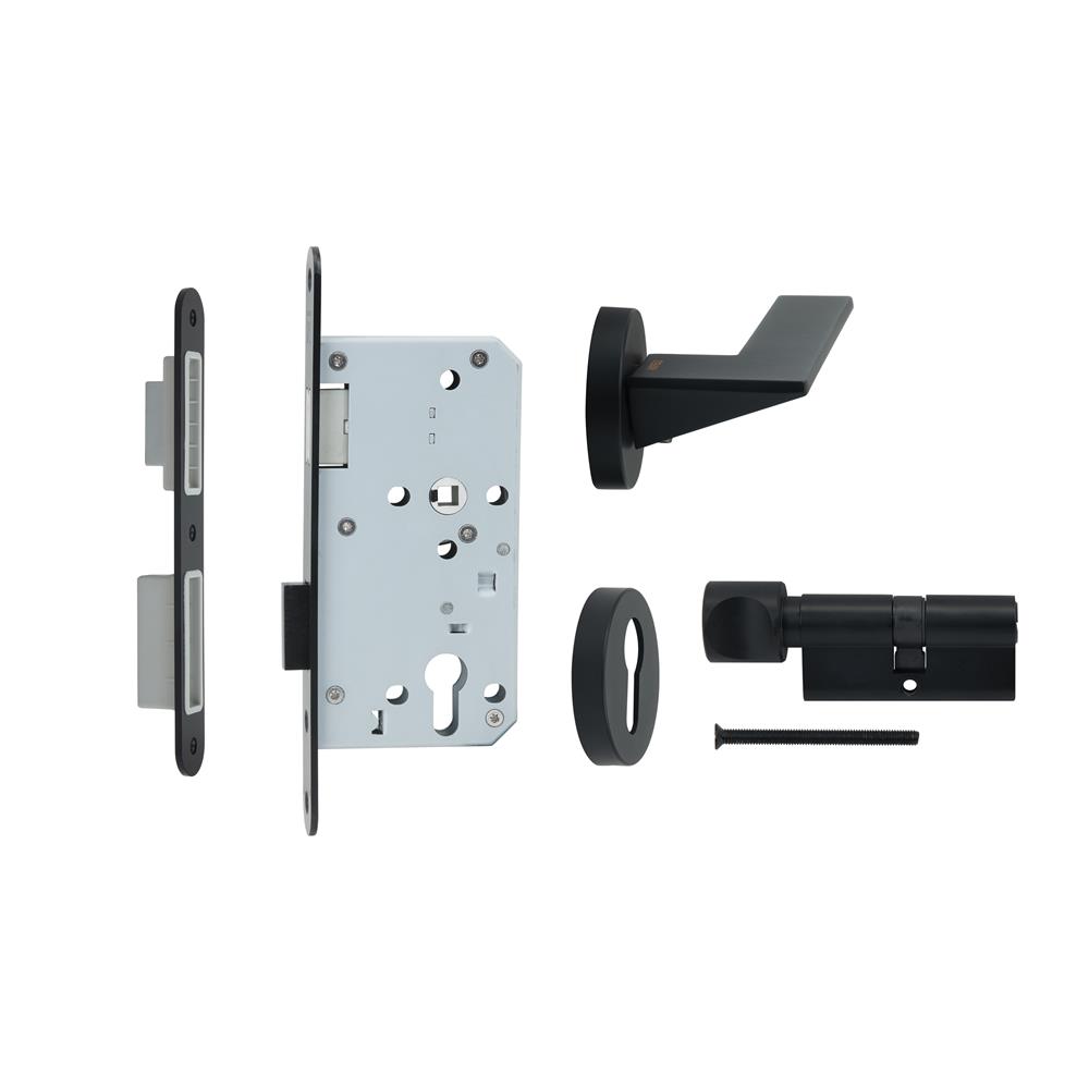 มือจับก้านโยกห้องน้ำ MORTISE HAFELE 489.11.134 สีดำ