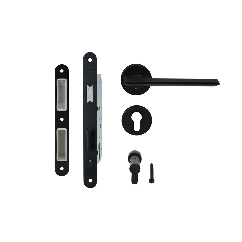 มือจับก้านโยกห้องน้ำ MORTISE HAFELE 489.11.134 สีดำ