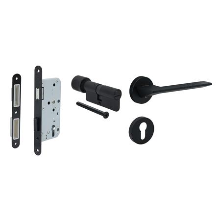 มือจับก้านโยกห้องน้ำ MORTISE HAFELE 489.11.134 สีดำ_0