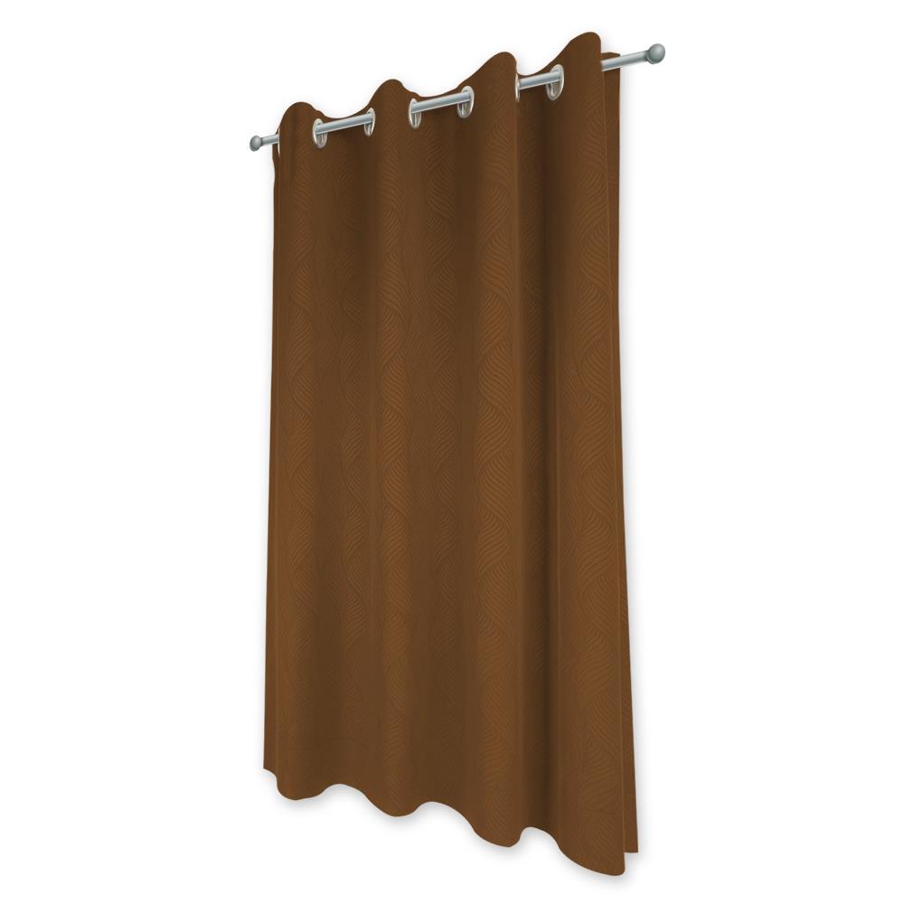 ผ้าม่าน EYELET HOME LIVING STYLE CURVE UV 140x160 ซม. สีน้ำตาล