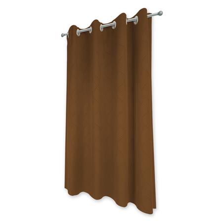 ผ้าม่าน EYELET HOME LIVING STYLE CURVE UV 140x160 ซม. สีน้ำตาล_1