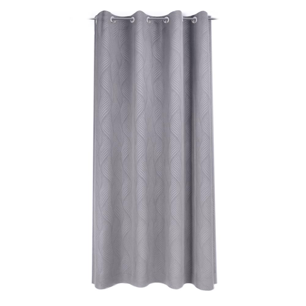 ผ้าม่าน EYELET HOME LIVING STYLE CURVE UV 140x220 ซม. สีเทา_1