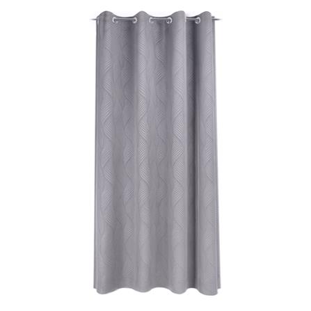 ผ้าม่าน EYELET HOME LIVING STYLE CURVE UV 140x220 ซม. สีเทา_0