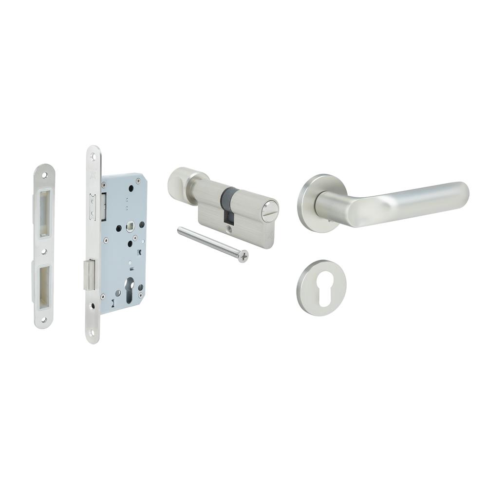 มือจับก้านโยกห้องน้ำ MORTISE HAFELE 489.11.138 สีสเตนเลส