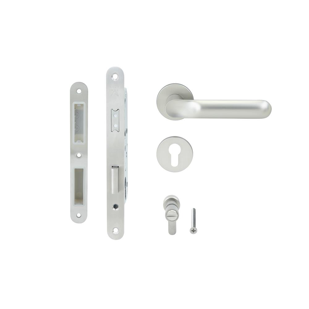 มือจับก้านโยกห้องน้ำ MORTISE HAFELE 489.11.138 สีสเตนเลส