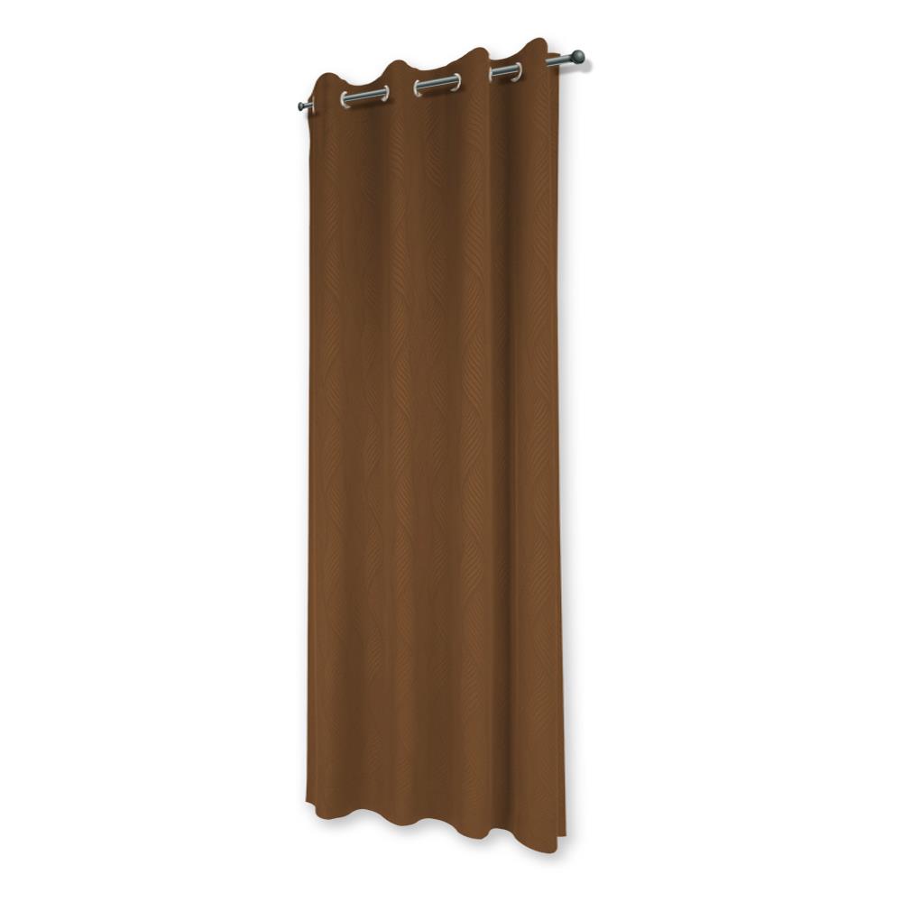 ผ้าม่าน EYELET HOME LIVING STYLE CURVE UV 140x220 ซม. สีน้ำตาล