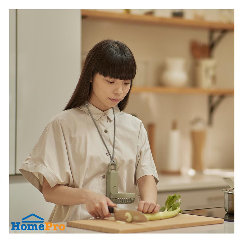 พัดลมพกพา 3 นิ้ว RHYTHM 740110001 สีเขียว