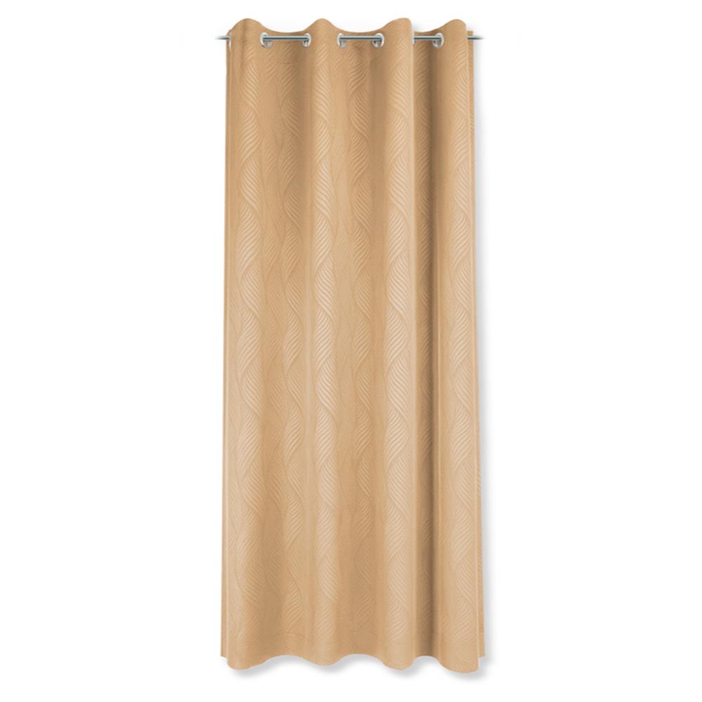 ผ้าม่าน EYELET HOME LIVING STYLE CURVE UV 140x220 ซม. สีครีม