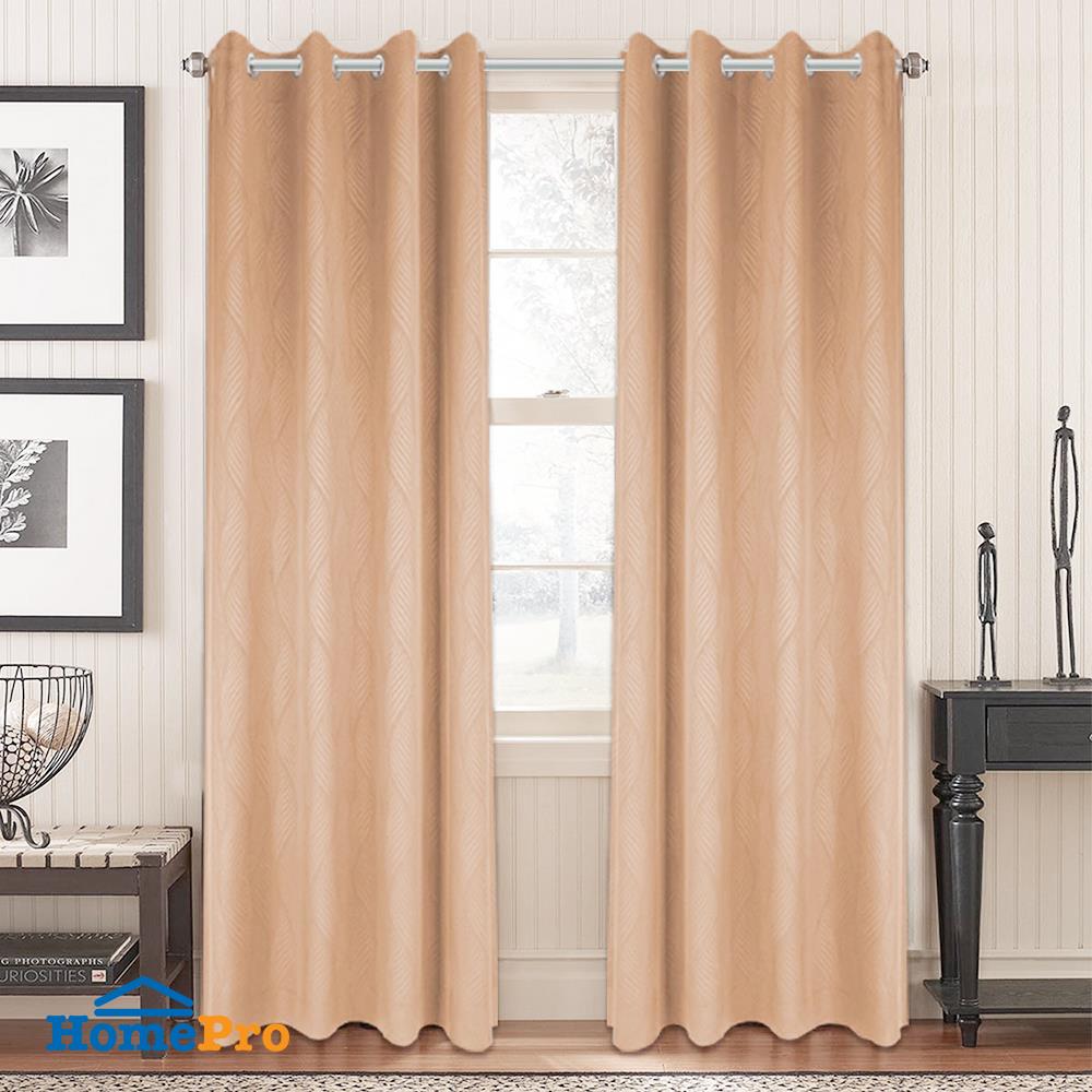 ผ้าม่าน EYELET HOME LIVING STYLE CURVE UV 140x220 ซม. สีครีม