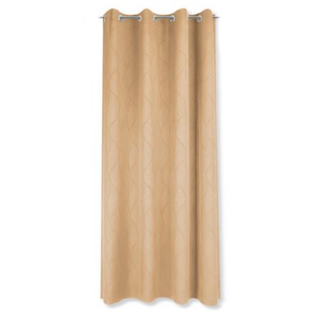 ผ้าม่าน EYELET HOME LIVING STYLE CURVE UV 140x220 ซม. สีครีม_0