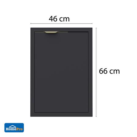 บานซิงค์เดี่ยว MJ GLITTER 46x66 ซม. สี GREY GRAPHITE_3