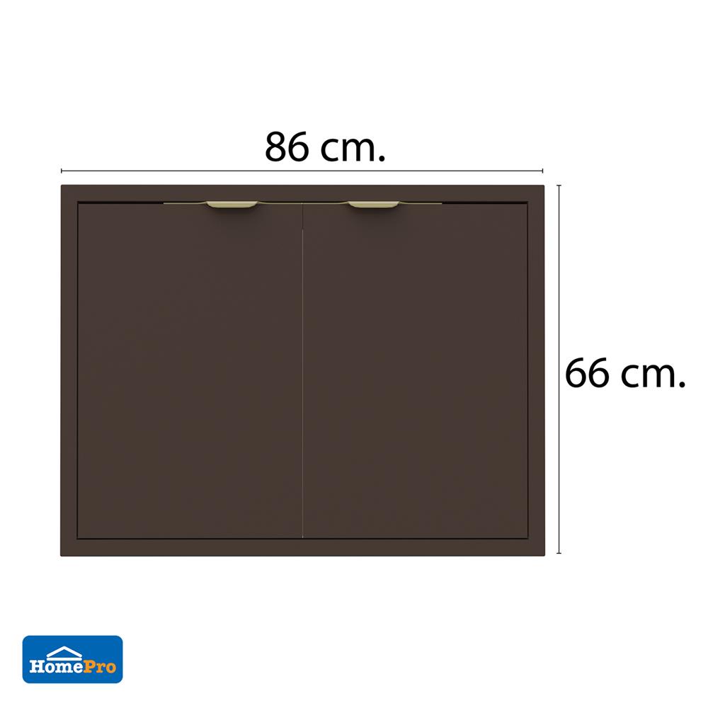 บานซิงค์คู่ MJ GLITTER 86x66 ซม. สี CHOC MOOSE