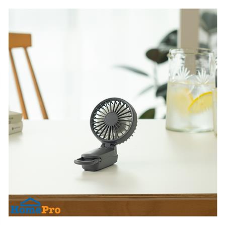 พัดลมพกพา 3 นิ้ว RHYTHM 740121004 สีเทา_3