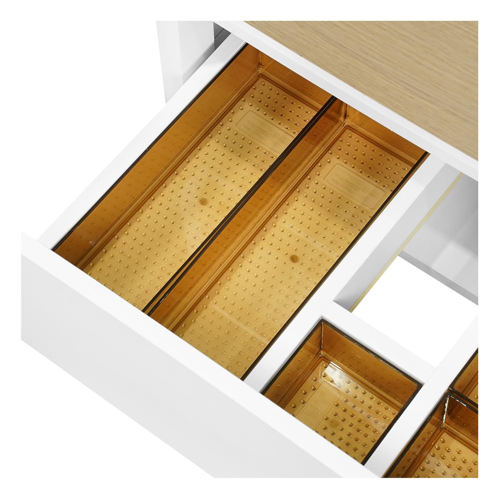 อ่างเคาน์เตอร์ MOYA PLUS VC-2520 สีขาว-โอ๊ค