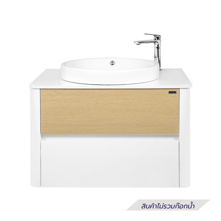อ่างเคาน์เตอร์ MOYA VC-2520 สีขาว-โอ๊ค_1
