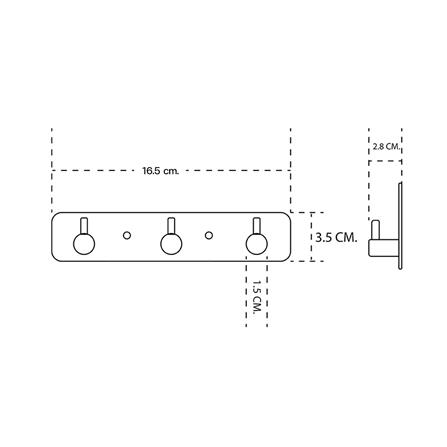 ขอแขวนผ้า DONMARK GL-7206 สีสเตนเลส_2