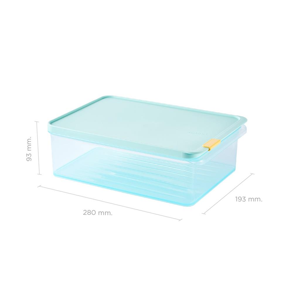 กล่องอาหาร 3.5 ลิตร LOCKNLOCK FREEZER FIT สีฟ้า