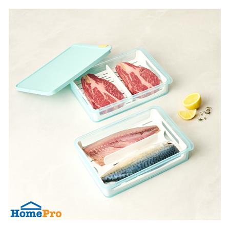 กล่องอาหารพร้อมถาด 3.5 ลิตร LOCKNLOCK FREEZER FIT สีฟ้า_1