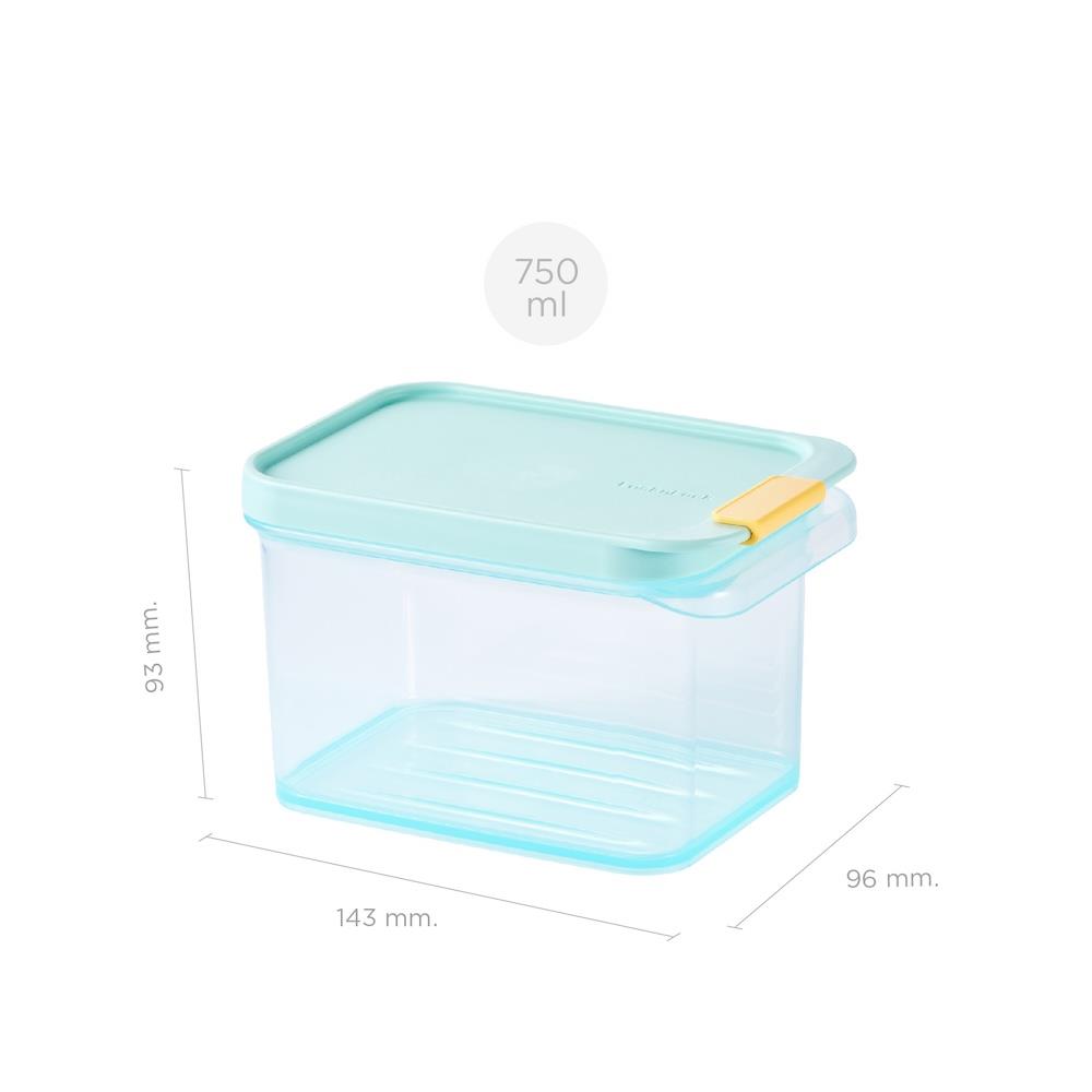 กล่องอาหาร 0.75 ลิตร LOCKNLOCK FREEZER FIT สีฟ้า