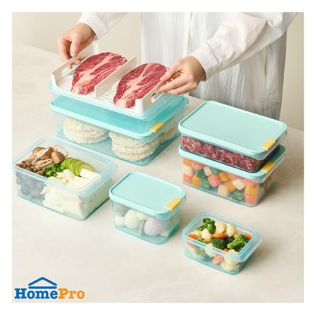 กล่องอาหาร 0.75 ลิตร LOCKNLOCK FREEZER FIT สีฟ้า_6