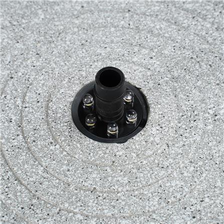 น้ำพุน้ำล้นตั้งโต๊ะ 2 ชั้น SPRING RUWA สีเทา_1