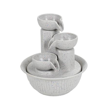 น้ำพุน้ำล้นตั้งโต๊ะ SPRING MINI RUWA สีขาว_0