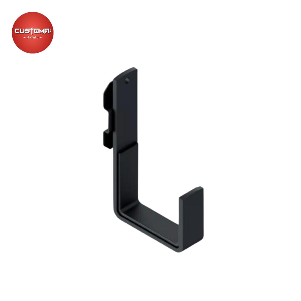 ตะขอแขวนเหล็กตัว L CUSTOMAI สีดำ (1 คู่)_1