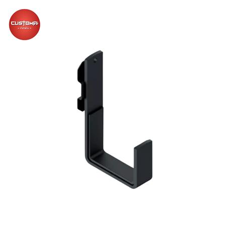 ตะขอแขวนเหล็กตัว L CUSTOMAI สีดำ (1 คู่)_0