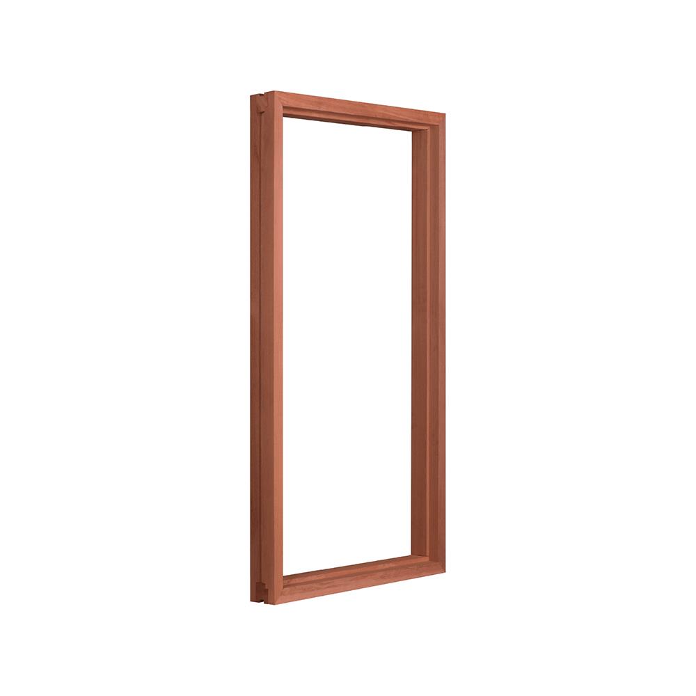 วงกบหน้าต่างไม้เบญจพรรณ 1 ช่อง VK 50x100 ซม. สีธรรมชาติ