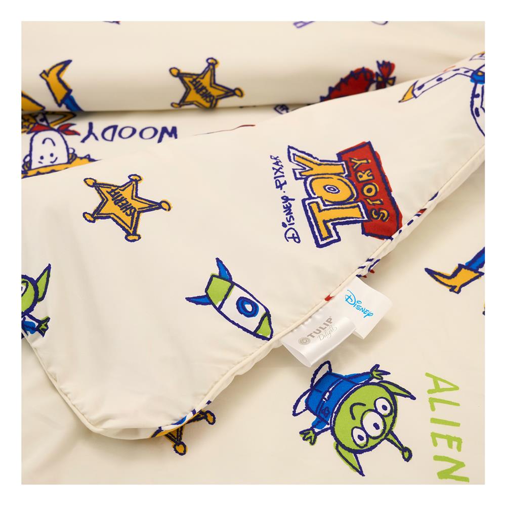 ชุดผ้าปูที่นอน 6 ฟุต (ชุด 5 ชิ้น) TULIP TOY STORY 60012-DLC148
