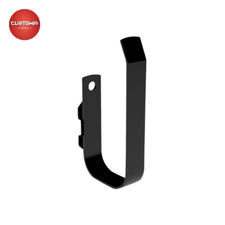 ตะขอแขวนเหล็กสายสั้น CUSTOMAI สีดำ