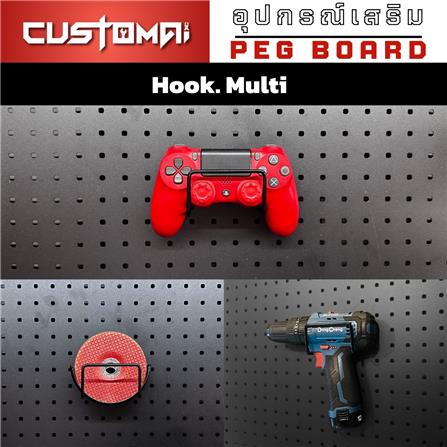 ตะขอแขวนเหล็ก MULTI CUSTOMAI สีดำ_5