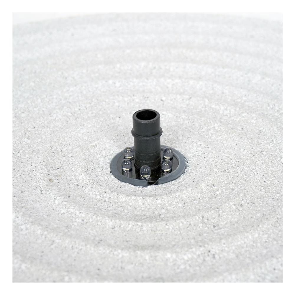 น้ำพุน้ำล้นตั้งพื้น SPRING RUWA สีขาว