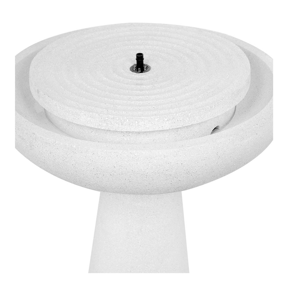 น้ำพุน้ำล้นตั้งพื้น SPRING RUWA สีขาว