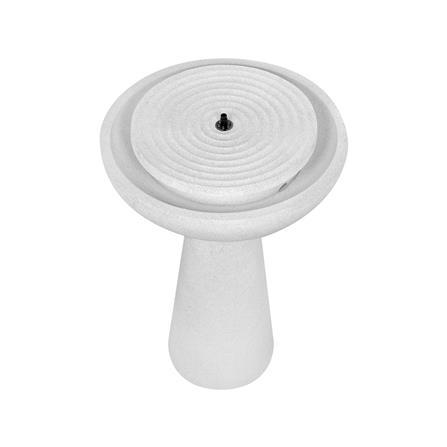 น้ำพุน้ำล้นตั้งพื้น SPRING RUWA สีขาว_1