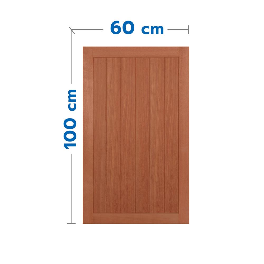 หน้าต่างไม้เนื้อแข็ง VK VK334 สายฝน 60x100 ซม. สีธรรมชาติ