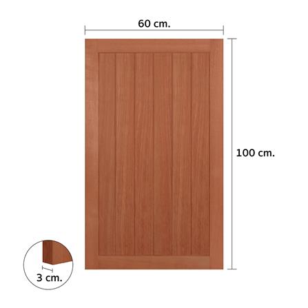 หน้าต่างไม้เนื้อแข็ง VK VK334 สายฝน 60x100 ซม. สีธรรมชาติ_3